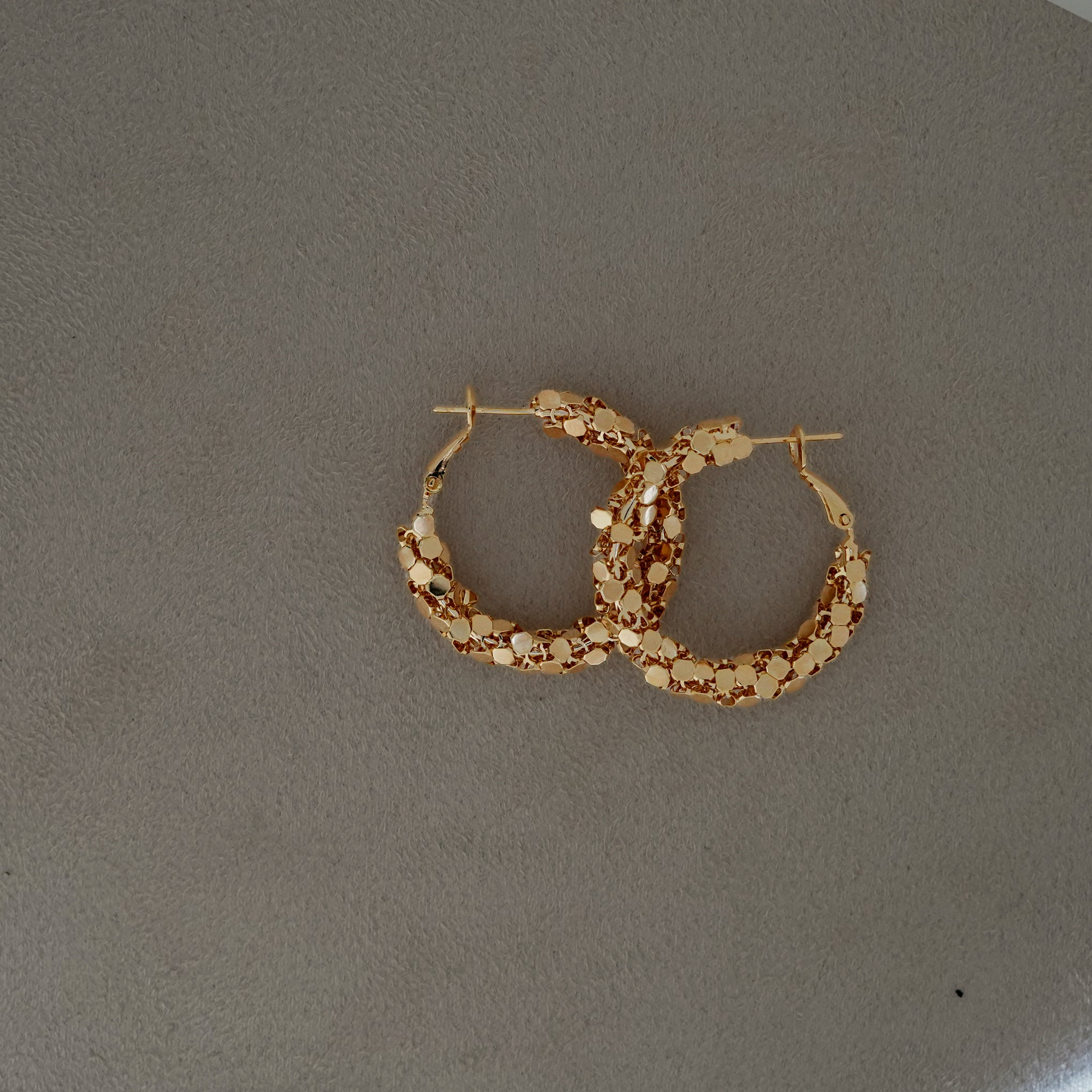Crystal Hoop Earrings