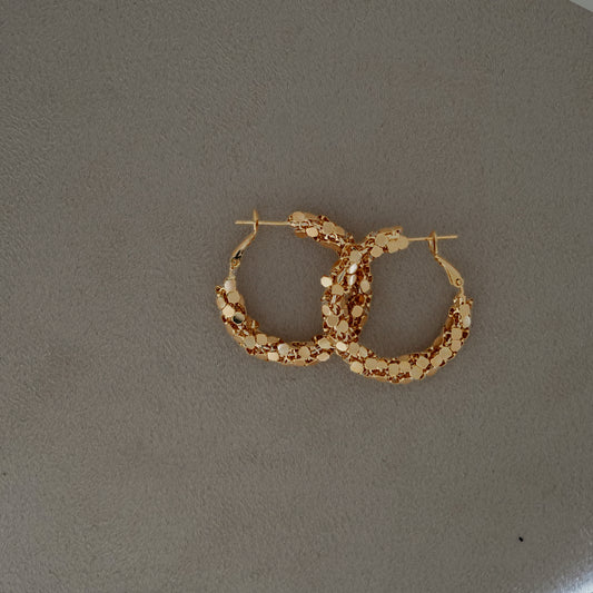 Crystal Hoop Earrings