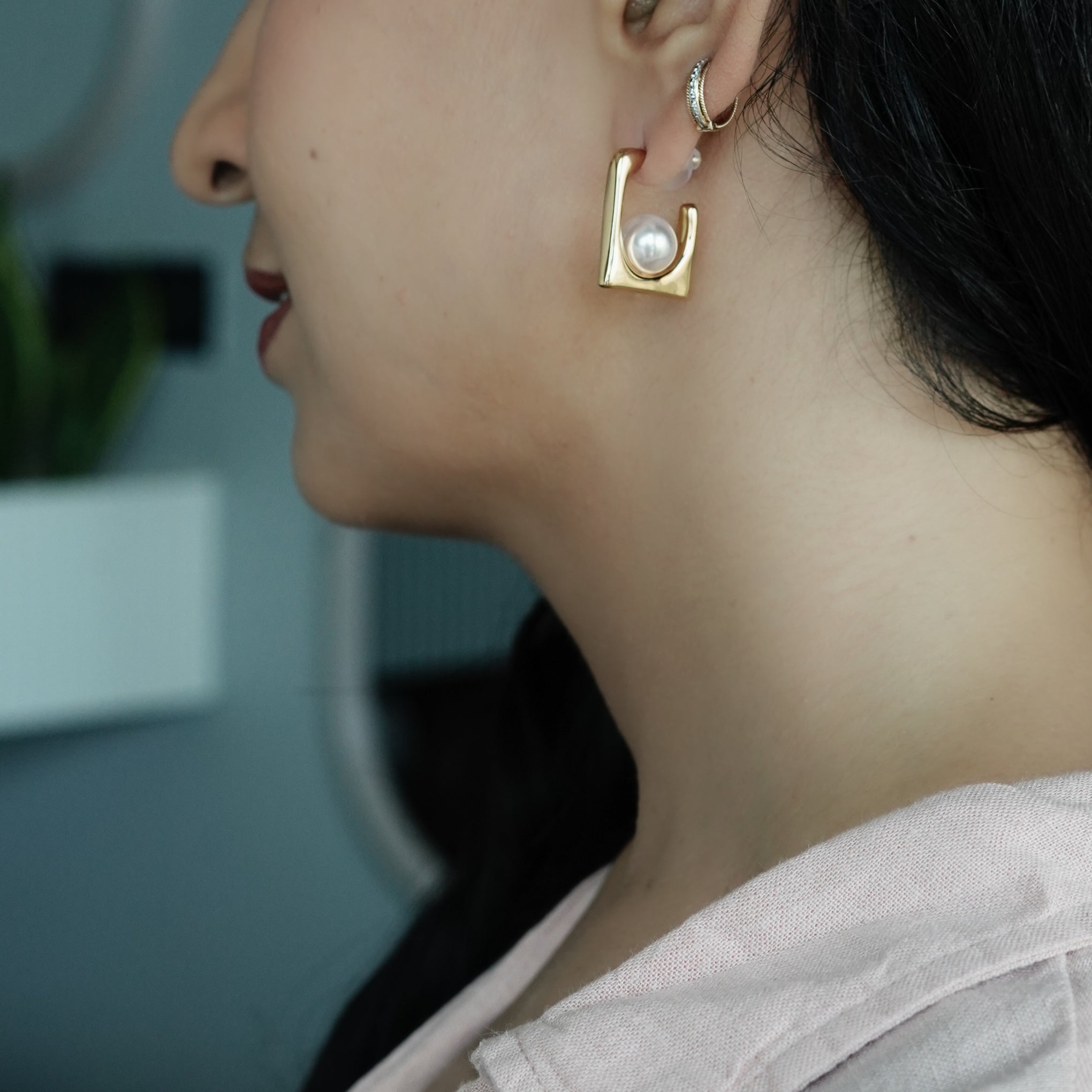 Pearl Embrace Studs