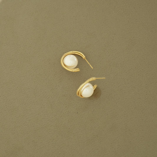 Luna Swirl Studs