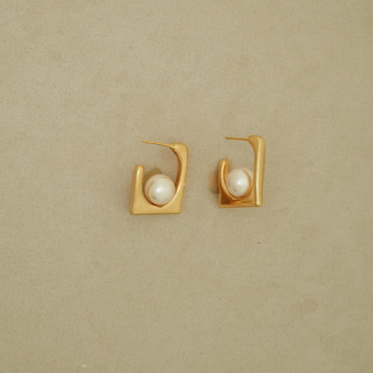 Pearl Embrace Studs