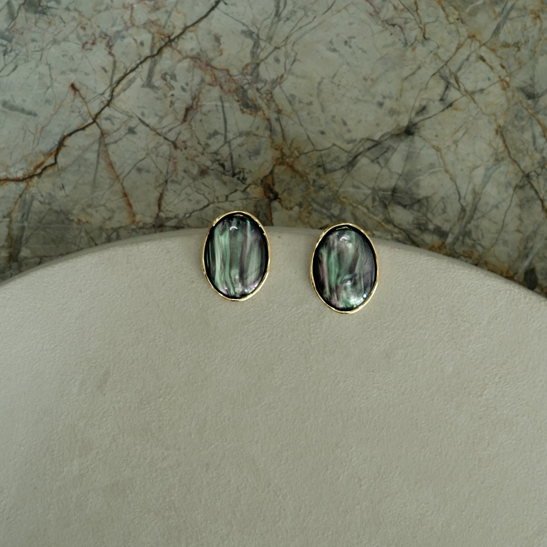 Nebula Oval Stud