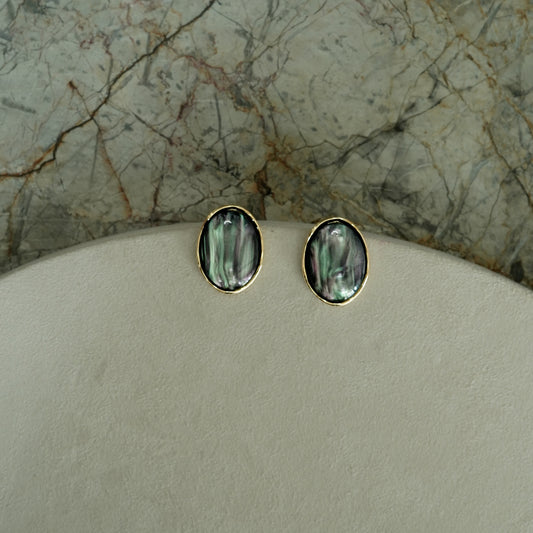 Nebula Oval Stud