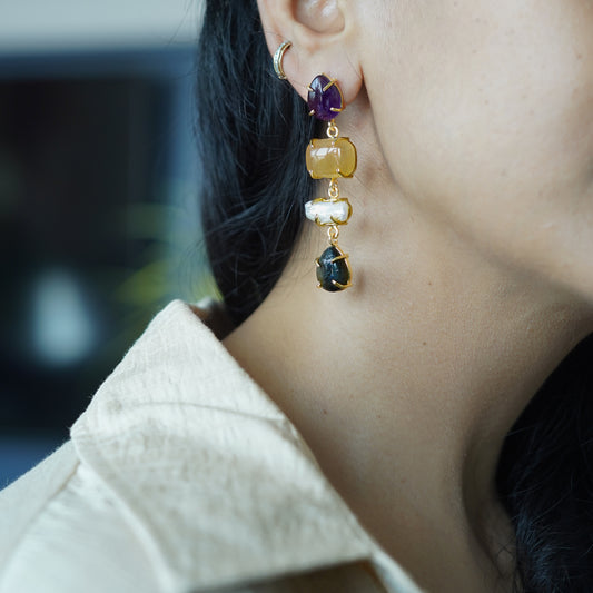 Amara Multi-Stone Earrings