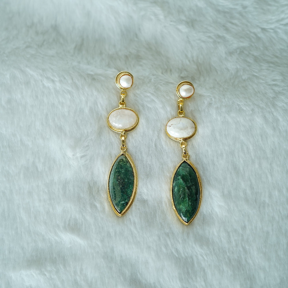 Emerald Tide Earrings