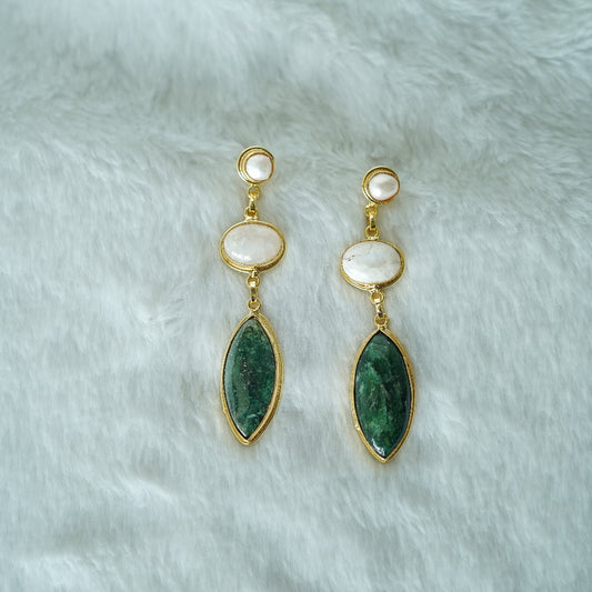 Emerald Tide Earrings