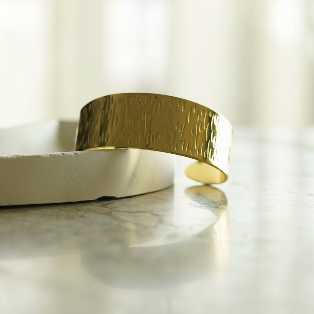 The Hera Textured Statement Cuff