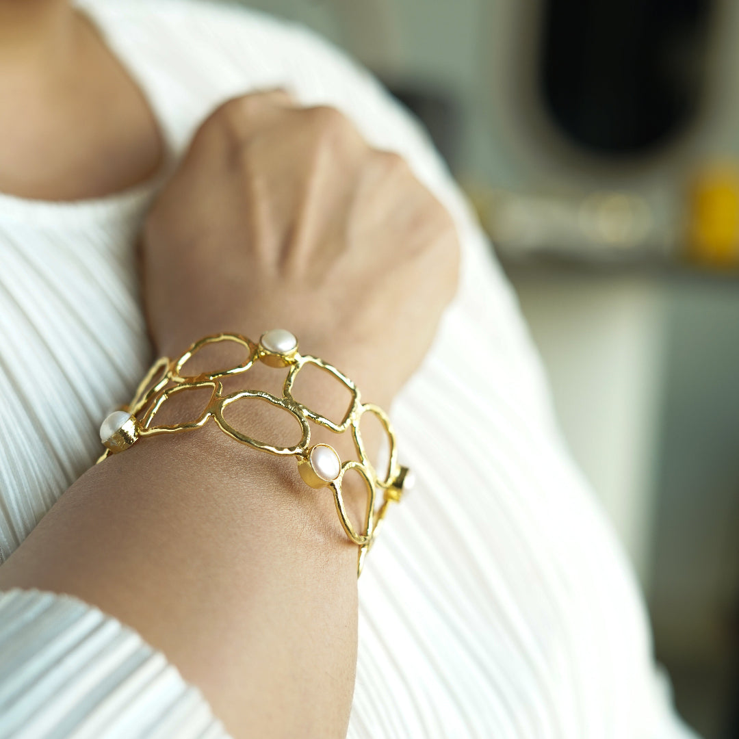 The Nerissa Pearl Cuff