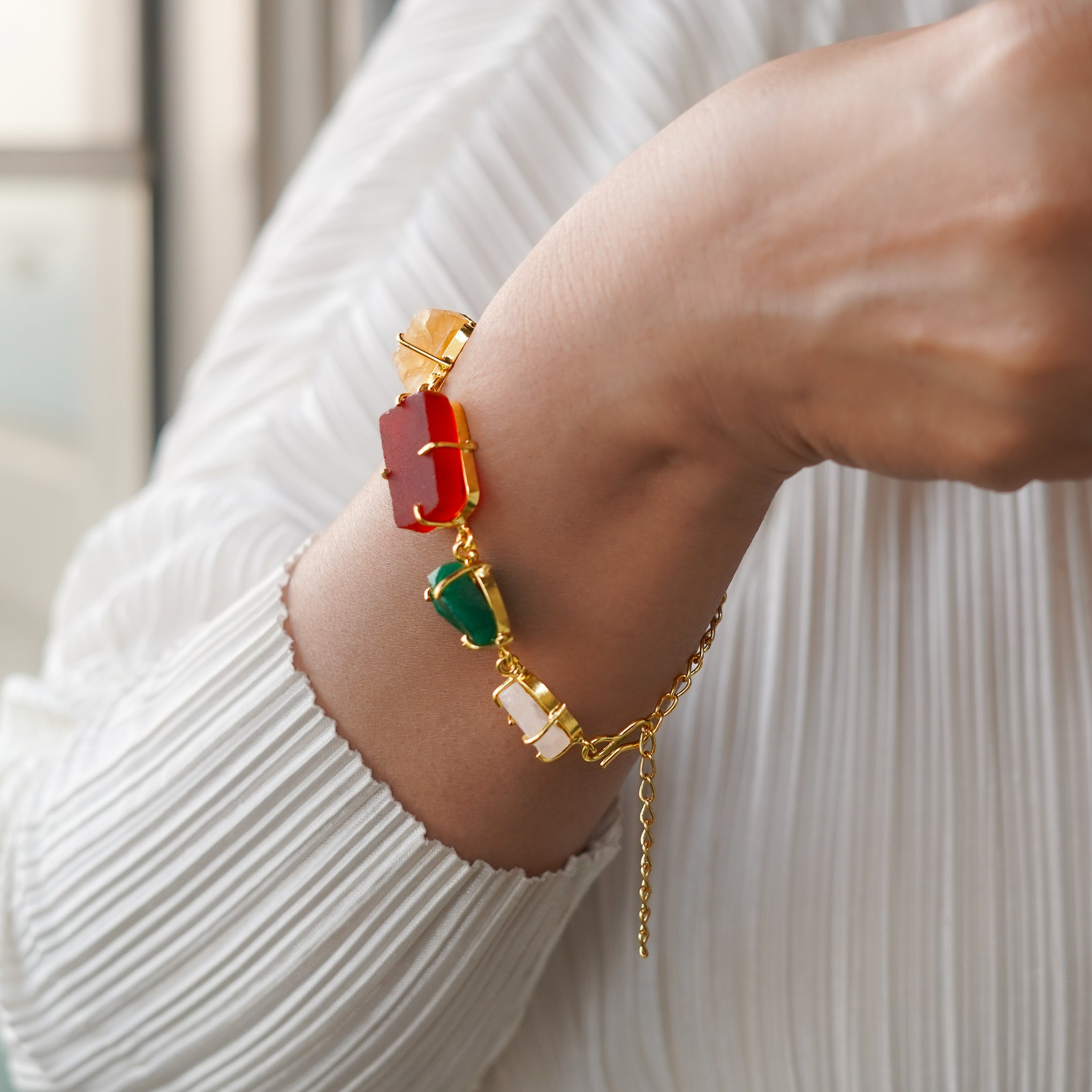 The Prism Raw Stone Bracelet
