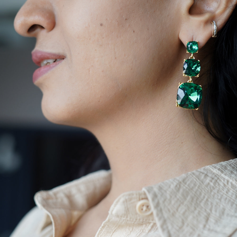 Emerald Éclat Earrings