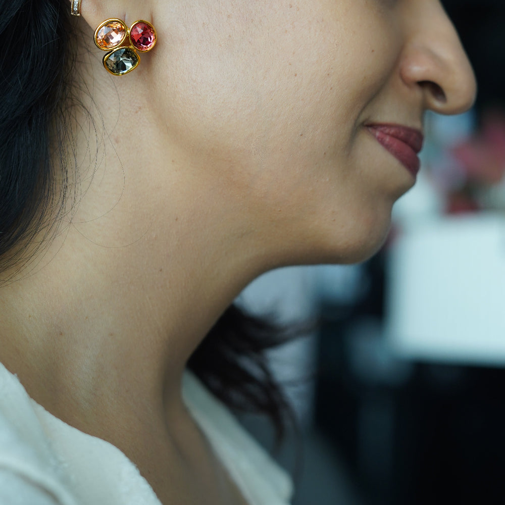 Rosé Trio Studs