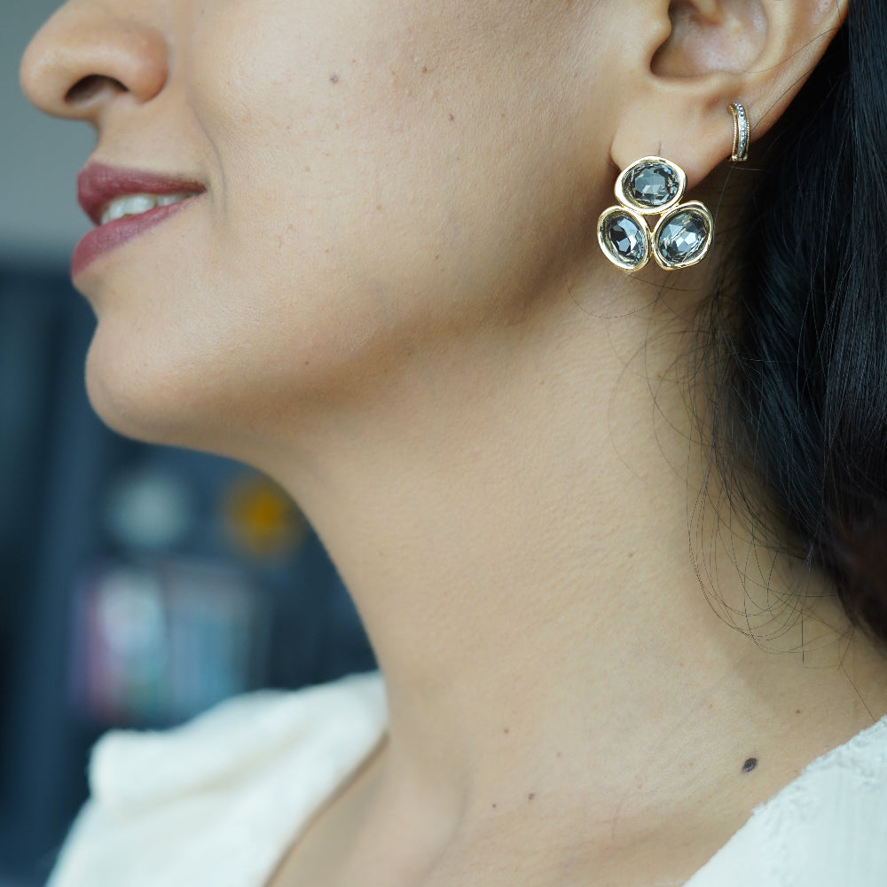 Noir Trio Studs