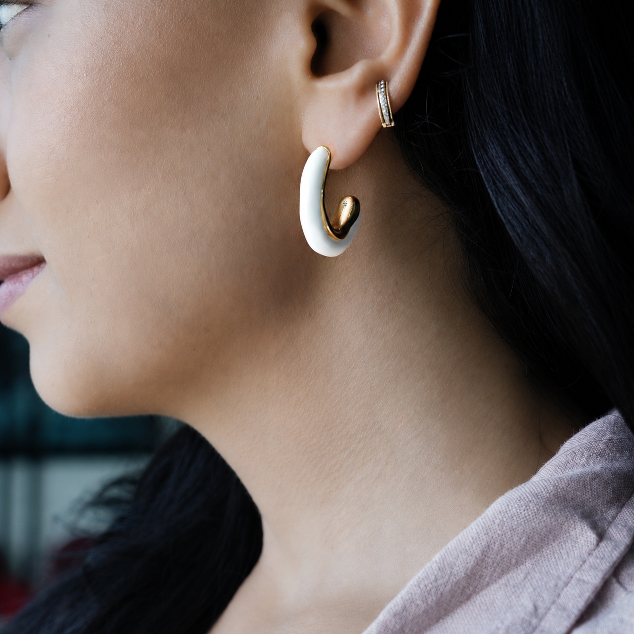 Nova Enamel Hoops