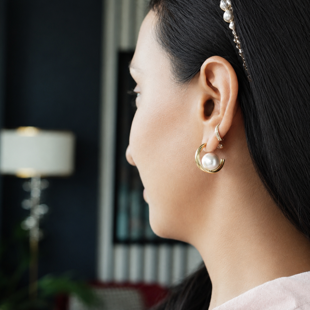 Luna Swirl Studs
