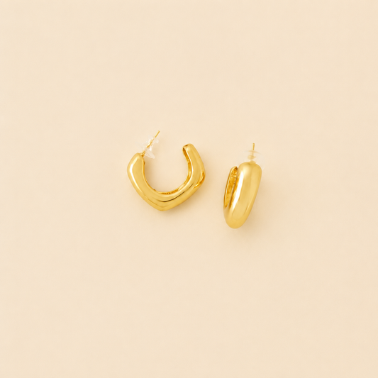 Contour Gold Hoops
