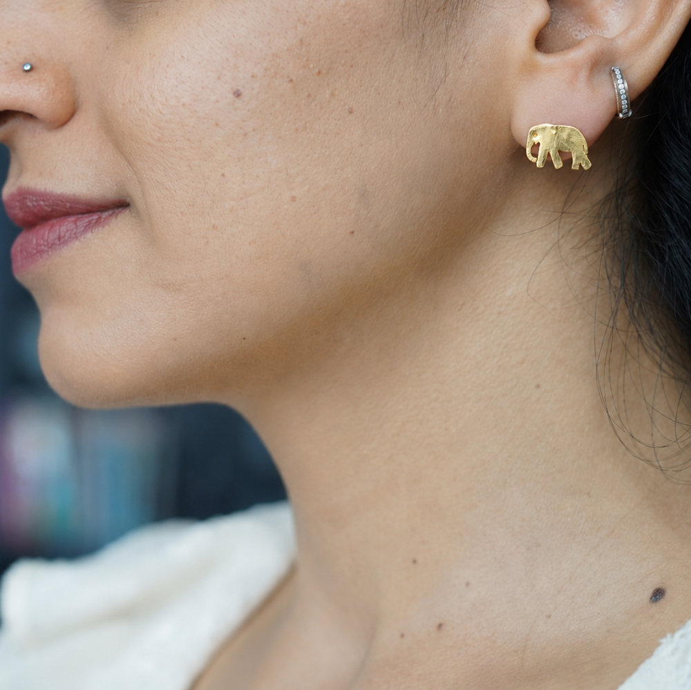 Zuri Elephant Studs