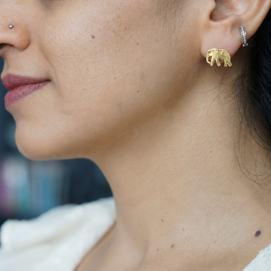 Zuri Elephant Studs