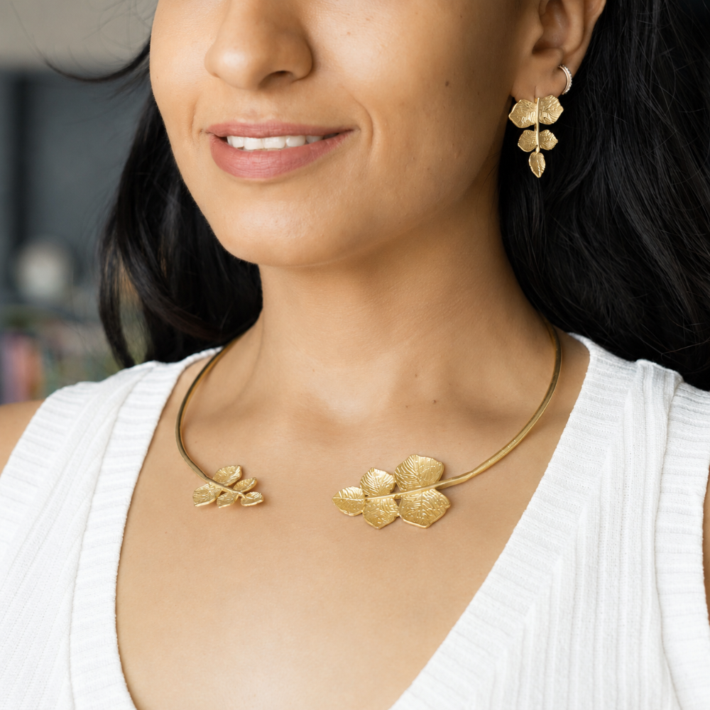 The Laurel Leaf Choker Set