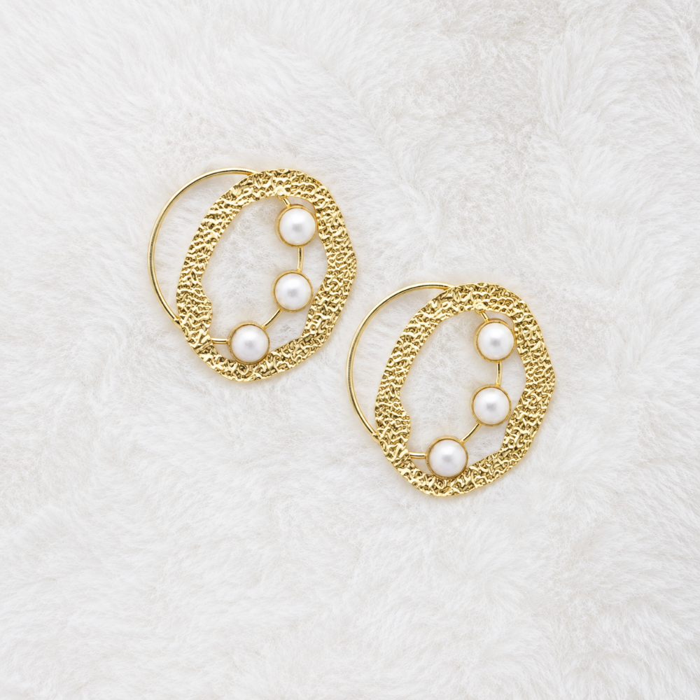 Eira Pearl Hoops