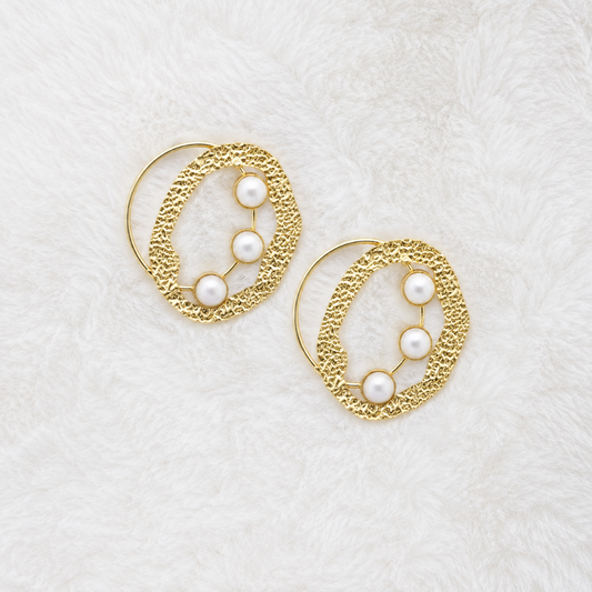 Eira Pearl Hoops