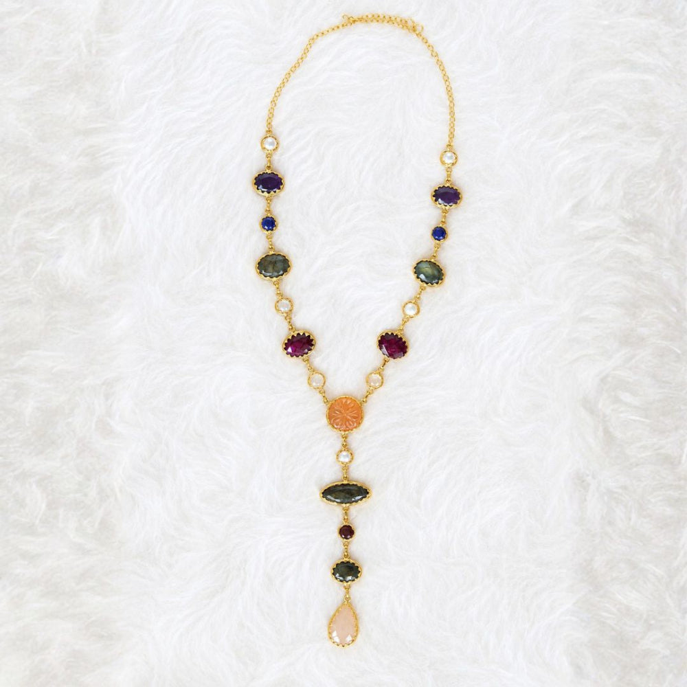 Eternal Muse Handcrafted Y-Drop Necklace