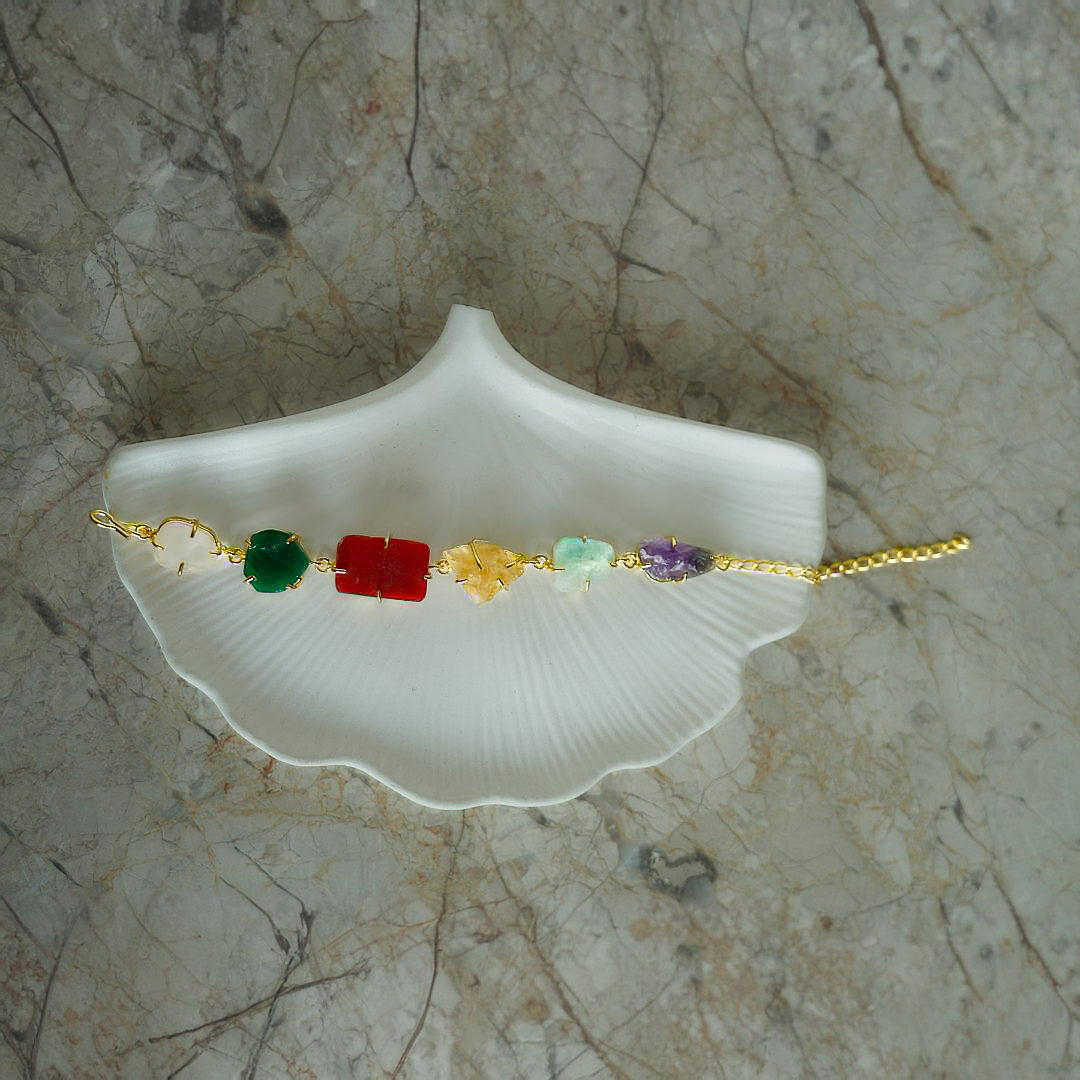 The Prism Raw Stone Bracelet
