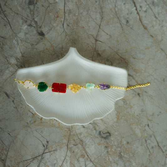 The Prism Raw Stone Bracelet