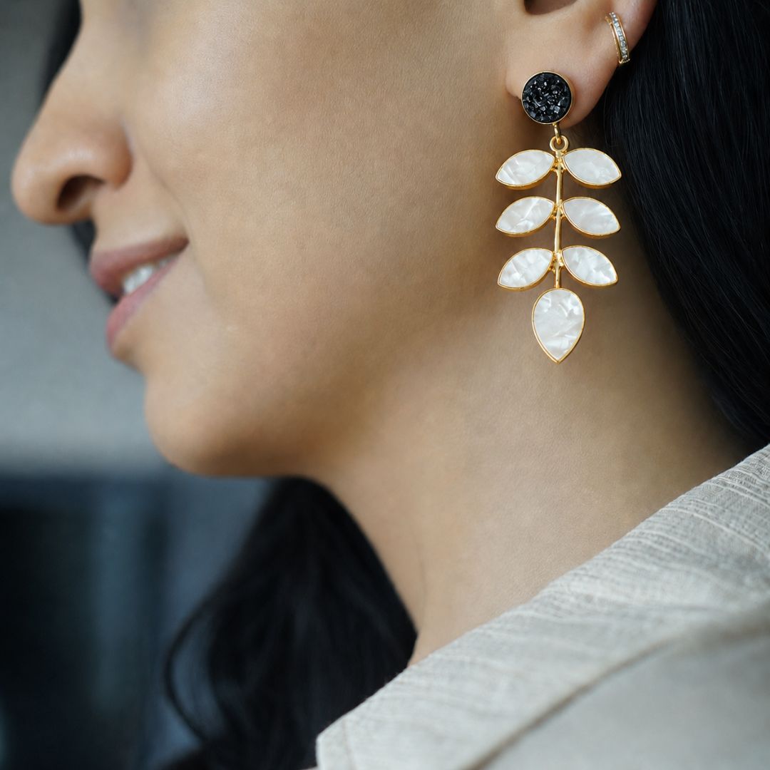 Moonleaf Statement Earrings