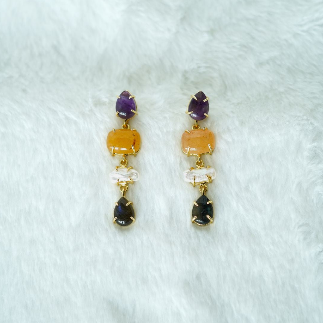 Amara Multi-Stone Earrings
