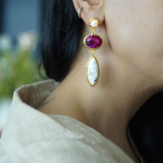 Rouge Luna Earrings
