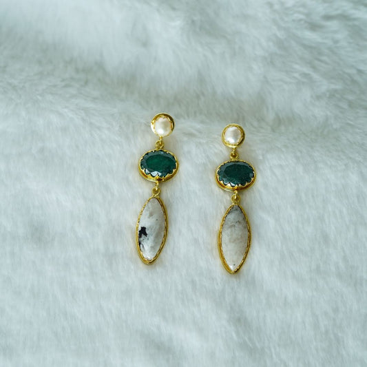 Jade Luna Earrings