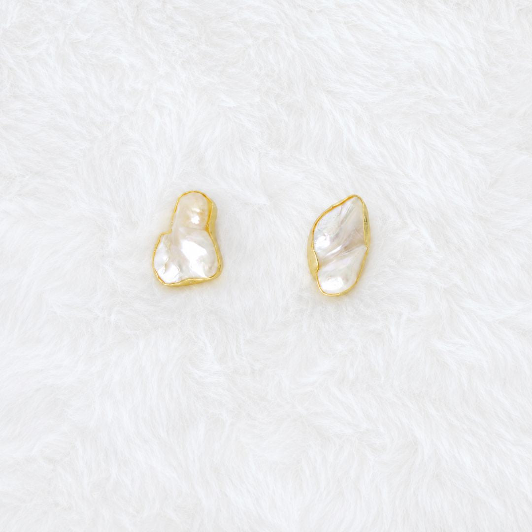 Baroque Pearl Studs