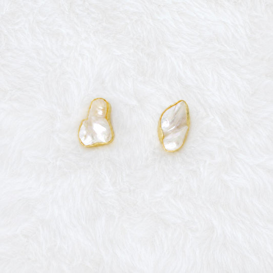 Baroque Pearl Studs