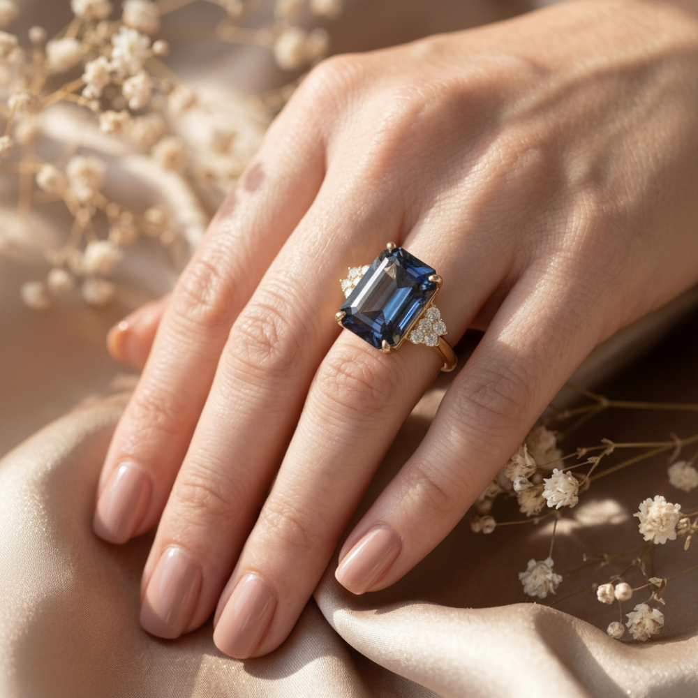 The Smokey Quartz Cocktail Ring